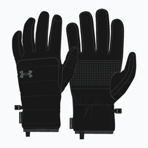 Rękawiczki treningowe męskie Under Armour Storm Insulated black / castlerock