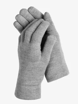 Rękawiczki wełniane Smartwool Boiled Wool Glove - light gray