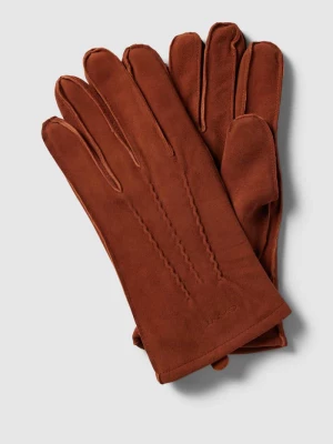 Rękawiczki z detalem z logo Gant