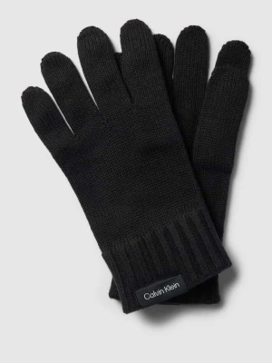 Rękawiczki z detalem z logo model ‘CLASSIC’ CK Calvin Klein
