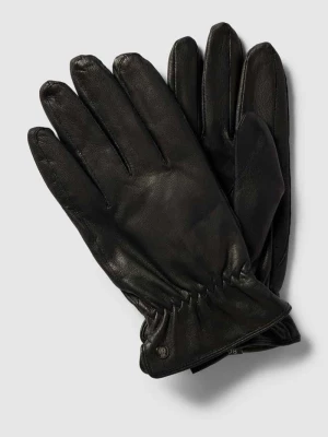 Rękawiczki z detalem z logo model ‘Detroit’ Roeckl