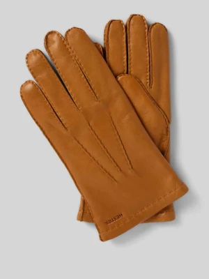 Rękawiczki z detalem z logo model ‘Edward’ Hestra