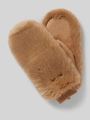 Rękawiczki z detalem z logo model ‘Fur Mitts’ Barts