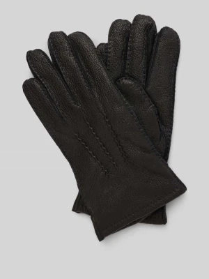 Rękawiczki z imitacji skóry Bugatti