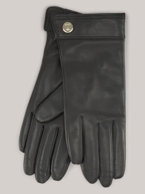 Rękawiczki z jagnięcej skóry w kolorze czarnym Joop