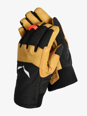 Rękawiczki z membraną damskie Salewa Ortles TirolWool Gloves - black out