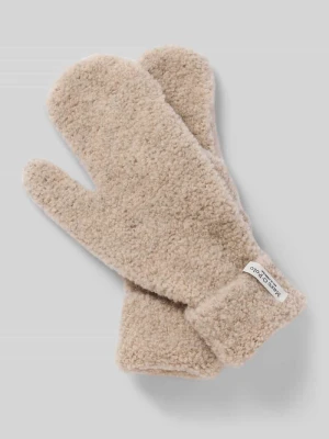 Rękawiczki z mieszanki wełny i wełny z alpaki Marc O'Polo