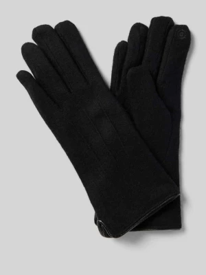 Rękawiczki z mieszanki wełny z aplikacją z logo EEM