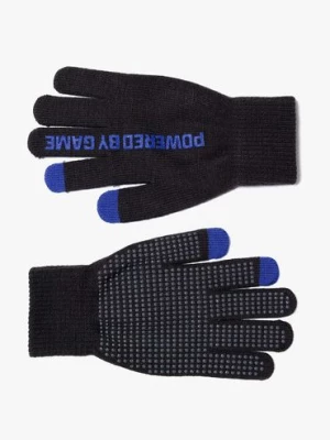 Rękawiczki z napisem - Powered by game - touch pad fingers 5.10.15.
