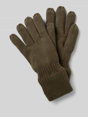 Rękawiczki z prążkowanym wykończeniem camel active