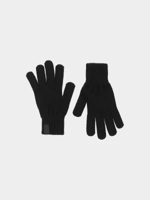 Rękawiczki z wiskozą damskie Outhorn - czarne