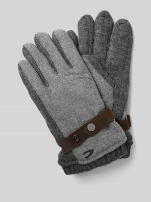 Rękawiczki z wyhaftowanym logo camel active