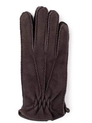 Rękawiczki zamszowe z podszewką z kaszmiru Orciani