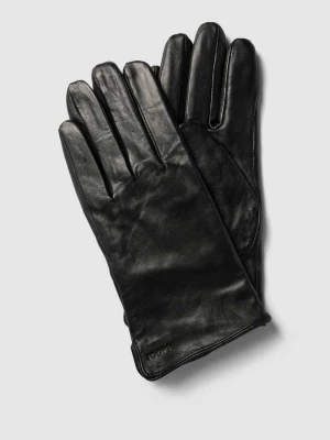 Rękawiczki ze skóry z wytłoczonym logo model ‘KLASSIK’ JOOP! Collection