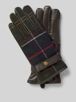 Rękawiczki ze skórzaną powierzchnią wewnętrzną i dodatkiem wełny model ‘AUBREY’ Barbour