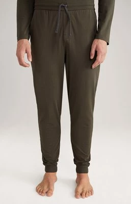 Rekreacyjne spodnie w kolorze ciemnozielonym i brązowym Joop