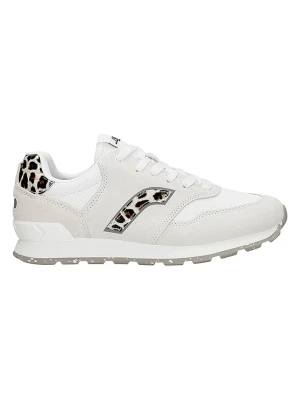 Relaks Skórzane sneakersy w kolorze biało-jasnobrązowym rozmiar: 39