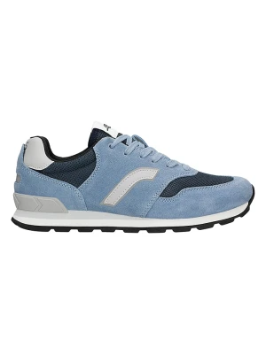Relaks Skórzane sneakersy w kolorze błękitno-szarym rozmiar: 40