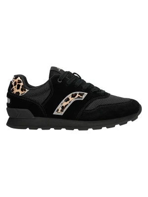 Relaks Skórzane sneakersy w kolorze czarno-jasnobrązowym rozmiar: 39