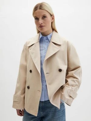 Relaksująca kurtka Caban barwiona w masie Marc O'Polo béžová