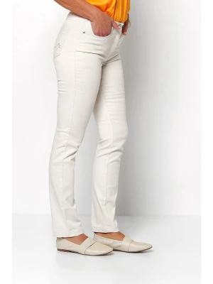 Relaxed by TONI Dżinsy - Slim fit - w kolorze białym rozmiar: W42