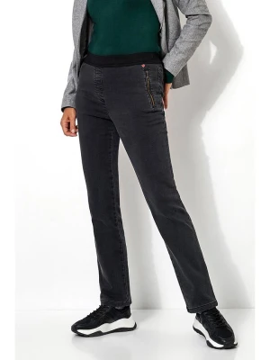 Relaxed by TONI Jegginsy - Slim fit - w kolorze czarnym rozmiar: 44