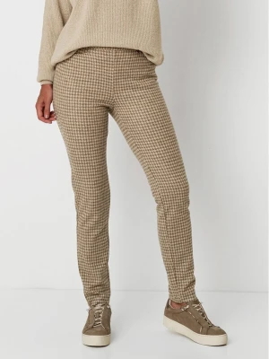 Relaxed by TONI Spodnie "Alice" w kolorze beżowym rozmiar: 42/42