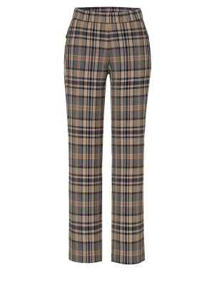 Relaxed by TONI Spodnie "Scarlet" w kolorze granatowo-beżowym rozmiar: 46/L23