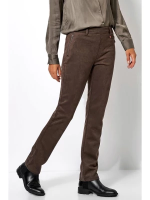 Relaxed by TONI Spodnie w kolorze brązowym rozmiar: 38