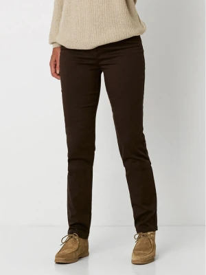 Relaxed by TONI Spodnie w kolorze ciemnobrązowym rozmiar: 20