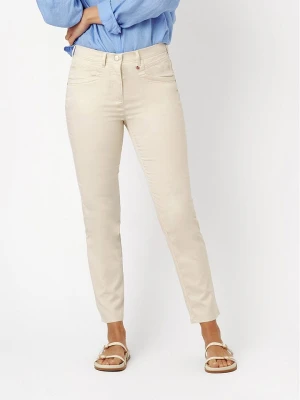 Relaxed by TONI Spodnie w kolorze kremowym rozmiar: 38K