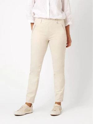 Relaxed by TONI Spodnie w kolorze kremowym rozmiar: 38K