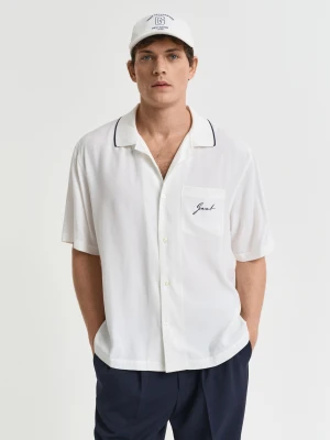 Relaxed Fit Short Sleeve Viscose Shirt GANT