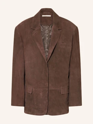 Remain Blezer Skórzany braun