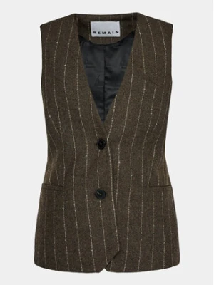 Remain Kamizelka 5006301698 Brązowy Regular Fit