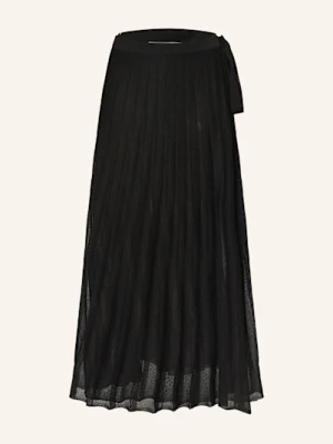 Remain Spódnica Z Dzianiny Z Plisami schwarz