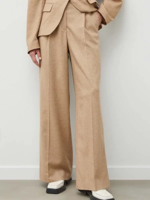 Remain spodnie dresowe z domieszką wełny