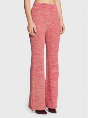 Remain Spodnie dzianinowe Soleima Knit RM1678 Różowy Slim Fit