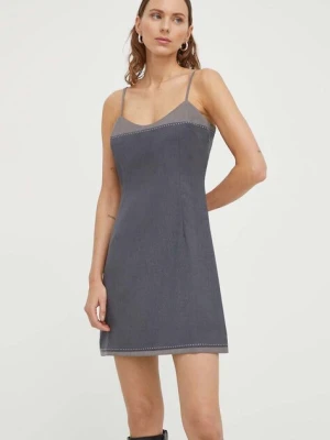 Remain sukienka z domieszką wełny