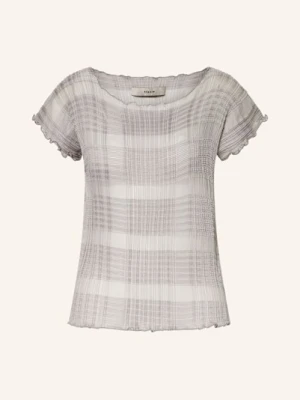 Remain T-Shirt Z Plisami I Falbankami grau