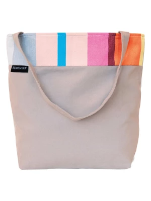 Remember Shopper bag "Marina" w kolorze beżowym - 43 x 54 x 21 cm rozmiar: onesize