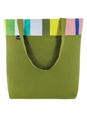 Remember Shopper bag "Pino" w kolorze zielonym - 43 x 54 x 21 cm rozmiar: onesize