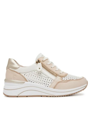 Remonte Sneakersy D0T14-81 Beżowy