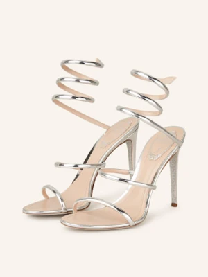Rene Caovilla Sandały Na Obcasie Cleo silber