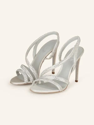 Rene Caovilla Sandały Na Obcasie Lisa silber