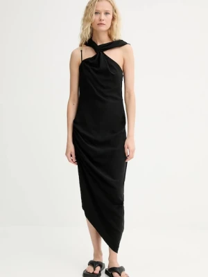 Renewed sukienka z domieszką lnu creative upcycling