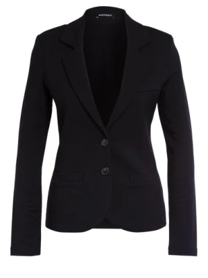 Repeat Blezer Z Dżerseju schwarz