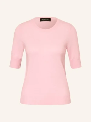 Repeat Dzianinowa Koszulka Z Kaszmiru rosa