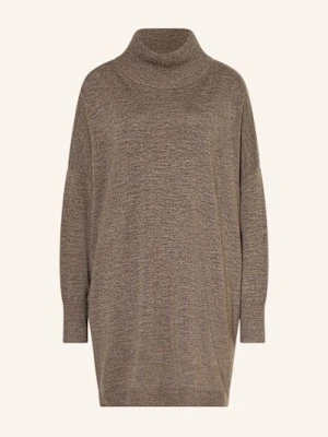 Repeat Sukienka Z Dzianiny braun