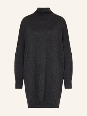 Repeat Sukienka Z Dzianiny grau